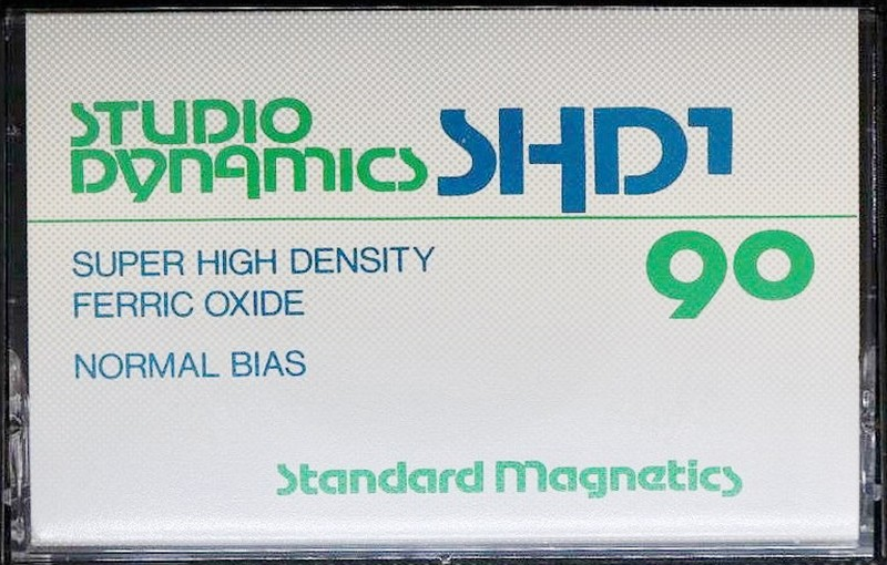 Compact Cassette Standard Magnetics SHD1 90 "Studio Dynamics" Type I Normal 1979 Canada