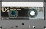 Compact Cassette Sony UX-S 90 "UX-S90c" Type II Chrome 1990 Europe
