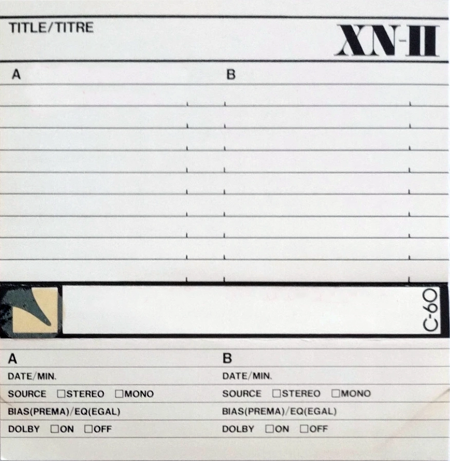 Compact Cassette Luxman XN-II 60 Type II Chrome 1983 Worldwide