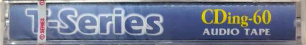 Compact Cassette T-Series CDing 60 Type I Normal 2000 India