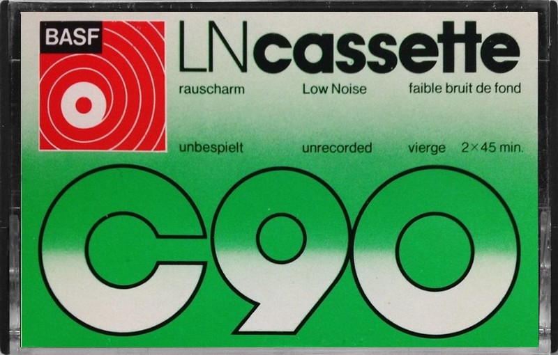 Compact Cassette BASF 90 Type I Normal 1975 Australia