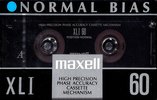 Compact Cassette Maxell XLI 60 Type I Normal 1992 North America