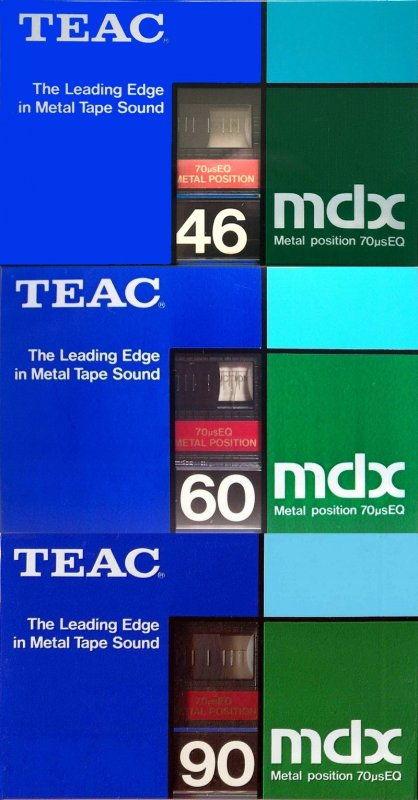 Compact Cassette:  Teac - MDX 60