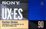 Compact Cassette Sony UX-ES 90 "UX-ES90c" Type II Chrome 1990 Europe