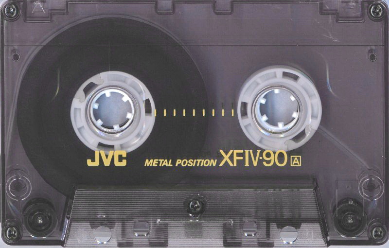 Compact Cassette JVC XFIV 90 Type IV Metal 1990 North America