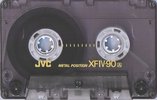 Compact Cassette JVC XFIV 90 Type IV Metal 1990 North America