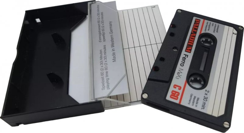 Compact Cassette Palladium Ferro MaX3 60 Type I Normal 1981 Europe