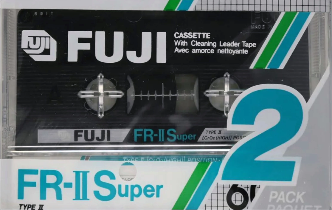 2 pack Fuji FR-II Super 60 Type II Chrome 1985 North America