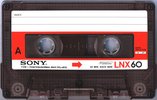 Compact Cassette Sony LNX 60 Type I Normal 1983 USA