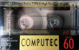 Compact Cassette Computec 60 Type II Chrome South Korea
