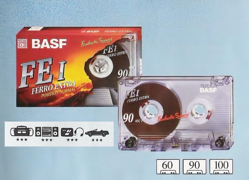 Compact Cassette: BASF  - FE I 90