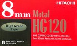 Video8, Hi8, Digital8 Hitachi 120 "Metal HG" Type IV Metal 1996 Japan