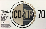 Compact Cassette Thats CD-IVF 70 Type IV Metal 1991 Japan