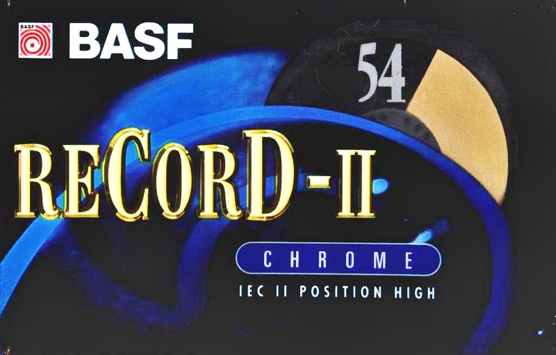 Compact Cassette BASF Record II 54 Type II Chrome 1997 Europe