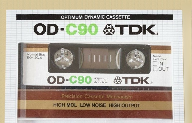 Compact Cassette TDK OD 90 Type I Normal 1980 Japan