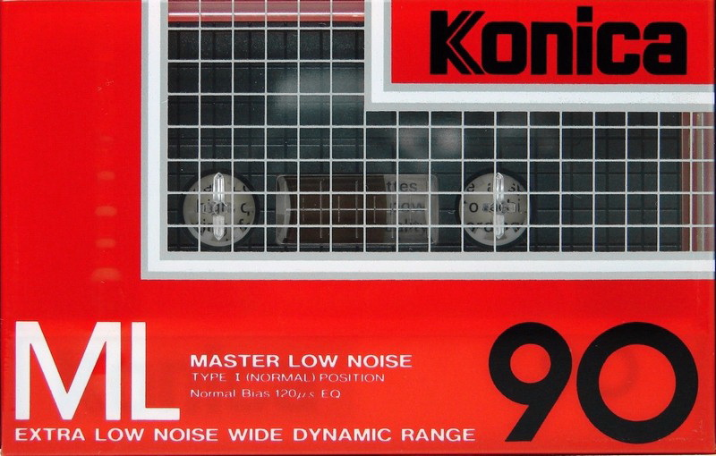 Compact Cassette Konica ML 90 Type I Normal 1985 USA