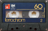 Compact Cassette BASF Ferrochrom 60 Type III Ferro Chrome 1974 Europe