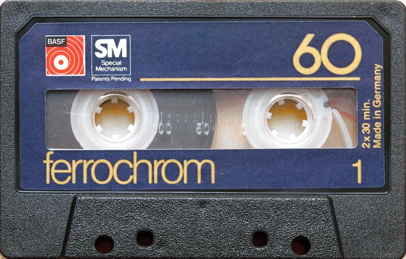 Compact Cassette BASF Ferrochrom 60 Type III Ferro Chrome 1974 Europe