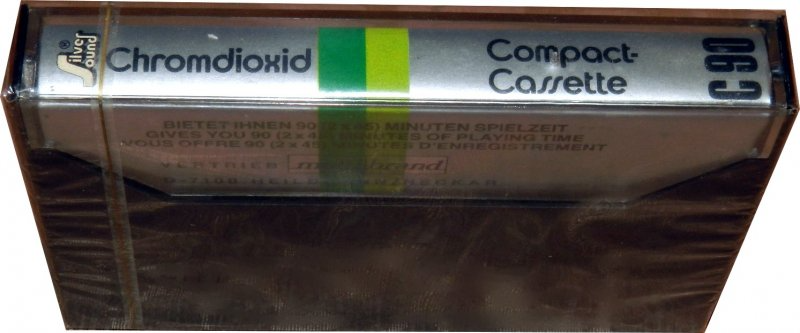 Compact Cassette Silver Sound 90 "Multibrand" Type II Chrome 1979 Europe