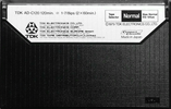 Compact Cassette TDK AD 120 Type I Normal 1979 Europe, USA