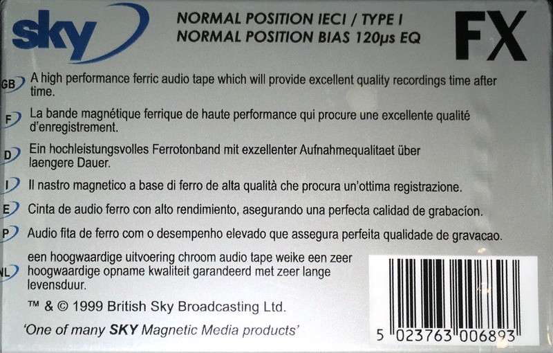 Compact Cassette:  Sky - FX 90