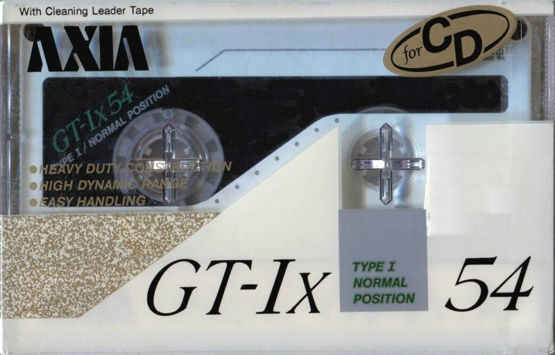 Compact Cassette: FUJI AXIA - GT-Ix 54