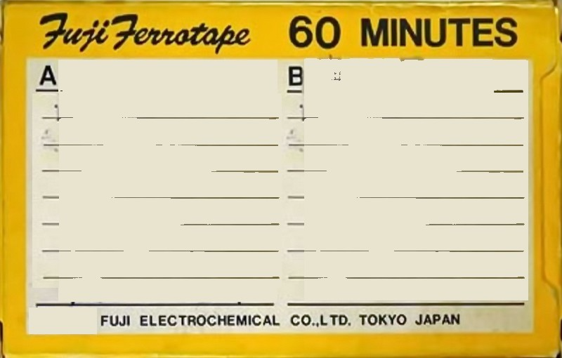 Compact Cassette: FUJI Fuji - Fuji Ferrotape 60