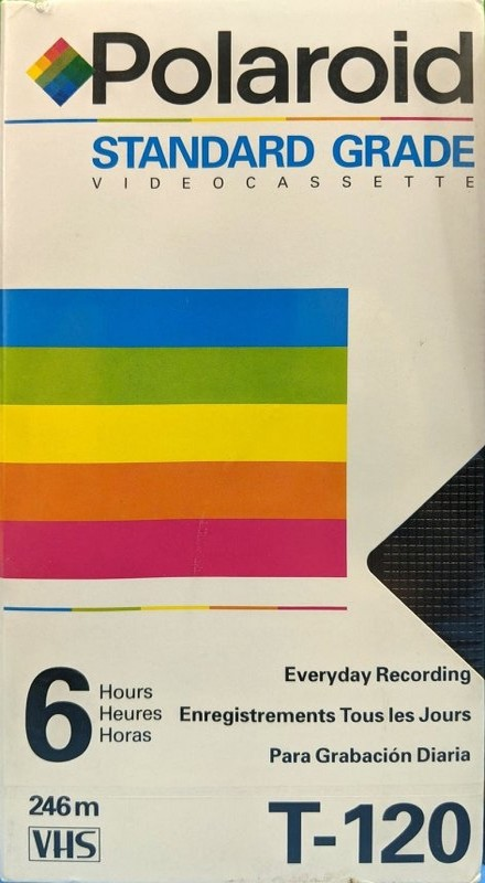 VHS, Video Home System:  Polaroid -  120