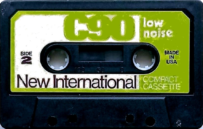 Compact Cassette New International 90 Type I Normal USA