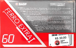 Compact Cassette BASF Ferro Extra I 60 Type I Normal 1991 Brazil