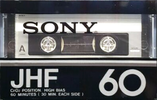 Compact Cassette Sony JHF 60 Type II Chrome 1979 Japan