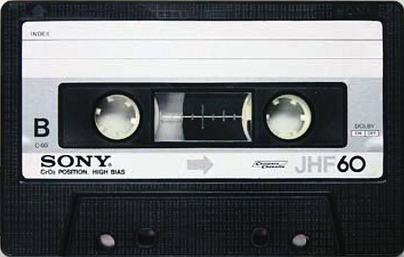 Compact Cassette Sony JHF 60 Type II Chrome 1979 Japan