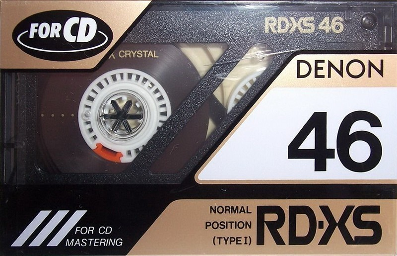 Compact Cassette Denon RD-XS 46 "RD-XS46P" Type I Normal 1990 Japan