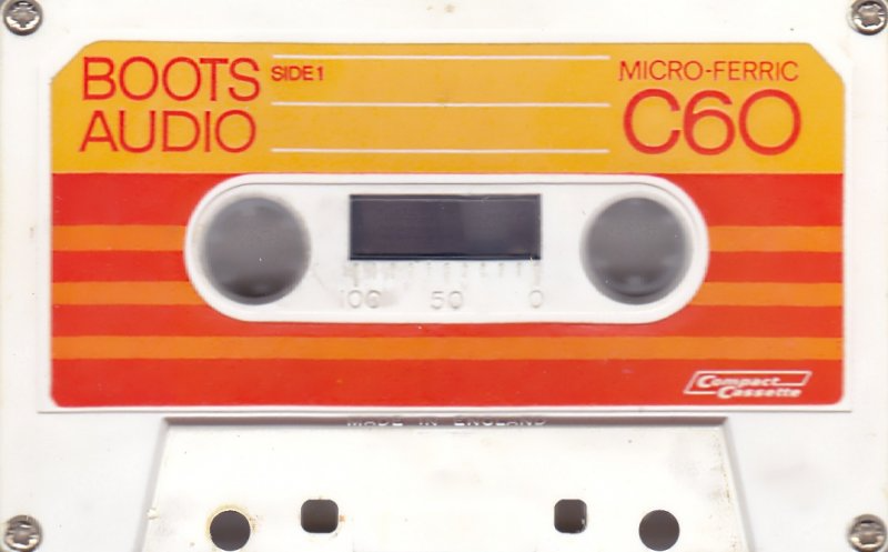 Compact Cassette Boots / Boots Audio 60 Type I Normal 1973 UK