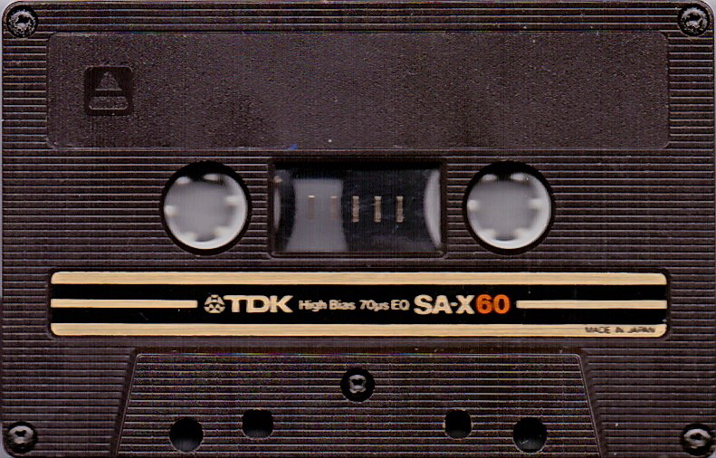 Compact Cassette TDK SA-X 60 Type II Chrome 1982 Europe