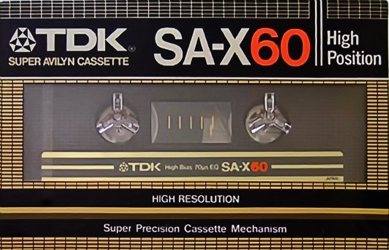 Compact Cassette: TDK  - SA-X 60