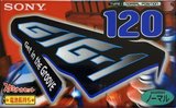 Compact Cassette Sony GIG-1 120 "C-120GIG1A" Type I Normal 1996 Japan
