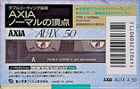 Compact Cassette AXIA AU-Ix 50 "AU1X A 50" Type I Normal 1992 Japan