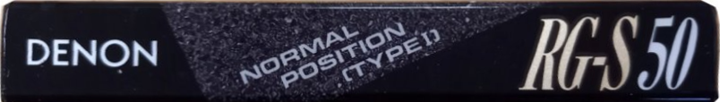 Compact Cassette Denon RG-S 50 Type I Normal 1990 Japan