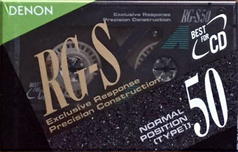 Compact Cassette Denon RG-S 50 Type I Normal 1990 Japan