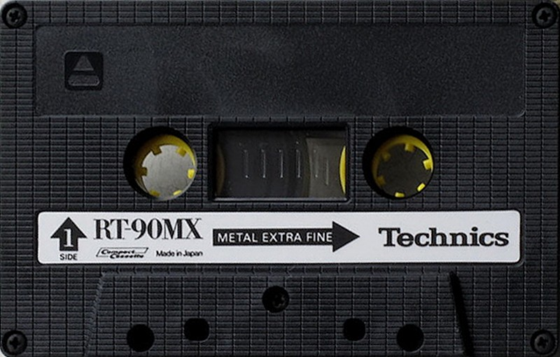 Compact Cassette Technics MX 90 "RT-90MX" Type IV Metal 1979 Japan