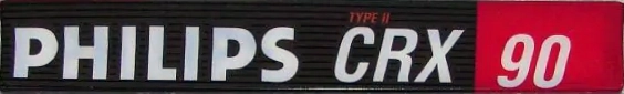 Compact Cassette Philips CRX 90 Type II Chrome 1987 North America