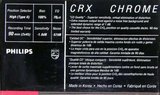 Compact Cassette Philips CRX 90 Type II Chrome 1987 North America
