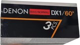 3 pack Denon DX1 60 Type I Normal 1981 Japan