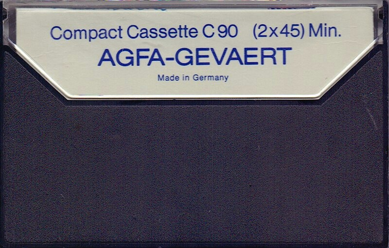 Compact Cassette AGFA 90 Type I Normal 1972 Germany