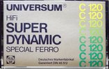 Compact Cassette Universum Super Dynamic 120 Type I Normal 1979 Europe
