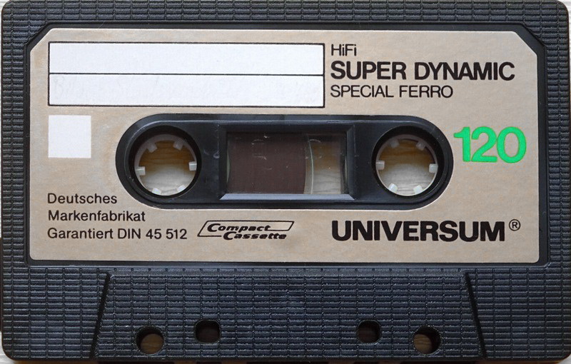 Compact Cassette Universum Super Dynamic 120 Type I Normal 1979 Europe