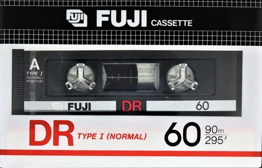 Compact Cassette Fuji DR 60 Type I Normal 1984 North America