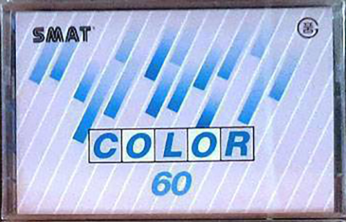 Compact Cassette Smat Color 60 Type I Normal 1986 South Korea