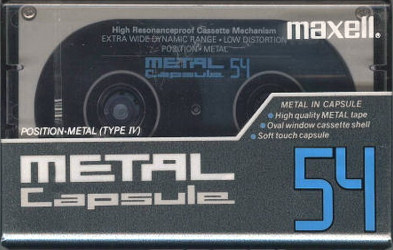 Compact Cassette: Maxell / Hitachi Maxell - Metal Capsule 54